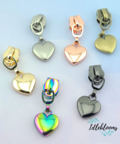 Bubble heart #5 Zipper Pull