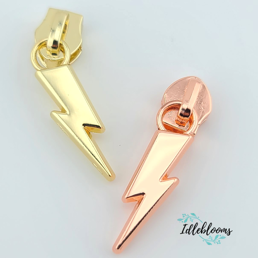Lightning Bolt #5 Zipper Pull - Image 2