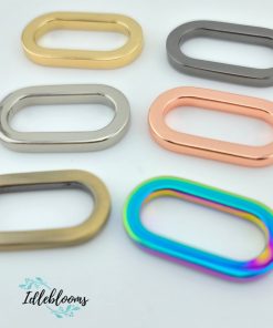 Alternative view of Oval ring (4 pack) in various sizes/colors