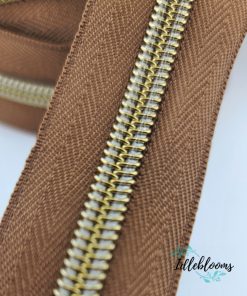 Alternative view of "Warm Nutmeg" with brass coil