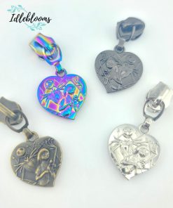 Jack and Sally #5 Zipper Pull