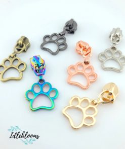 Paw Prints #5 Zipper Pull
