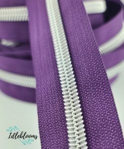 "Royal" Purple with silver coil