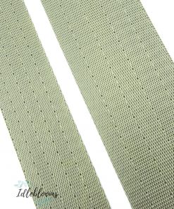 Alternative view of Botanical green webbing - 3 yards