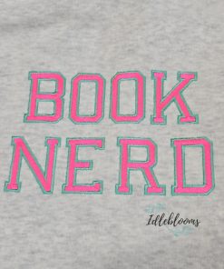 Alternative view of Book Nerd - Machine Embroidery Design - Digital Download