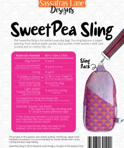 Alternative view of SweetPea Sling Pattern - Sassafras Lane Designs