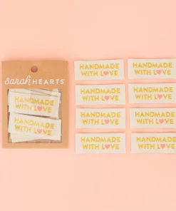 Alternative view of Handmade With Love - Gold - Sew In Labels