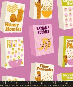 Egg And Friends - Part Of This Complete Breakfast - Heliotrope - Ruby Star Society