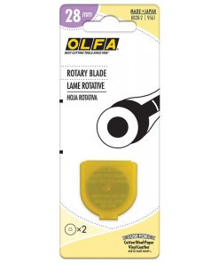 Olfa 28mm rotary blade refill - 2 pack