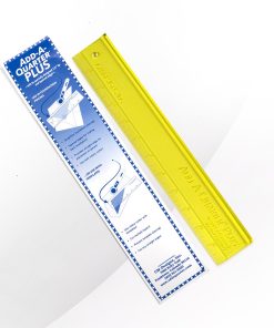 CM Designs - Add A Quarter Plus Ruler 12" - Yellow