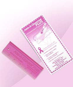 CM Designs - Add A Quarter Plus Ruler 6" - Pink