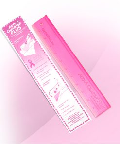 CM Designs - Add A Quarter Plus Ruler 12" - Pink
