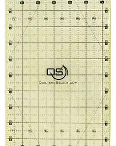 Quilters Select Non Slip Ruler 6.5" x 24"