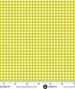 Andover - Ghostly Garden - Bitty Gingham Green