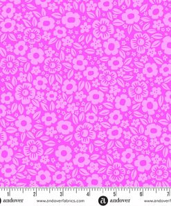 Andover - Ghostly Garden - Floral Fright Pink