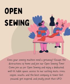 Open Sew - Friday Sept 25th 2026