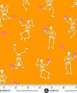 Andover - Ghostly Garden - Skeleton Jig Orange