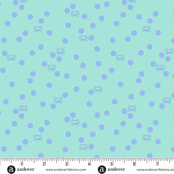 Andover - Ghostly Garden - Spin And Spot Aqua