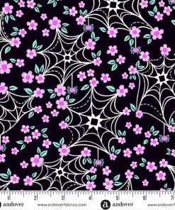 Andover - Ghostly Garden - Web And Bloom Black