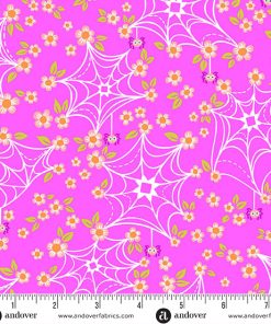 Andover - Ghostly Garden - Web And Bloom Pink