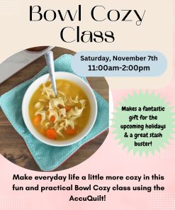 Bowl Cozies - Beginner (Saturday 7th, 11:00 - 2:00)