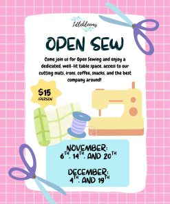 Open Sew - Friday Dec 4th 2026